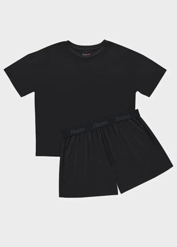 Damski komplet loungewear z oversize T-shirtem i szortami