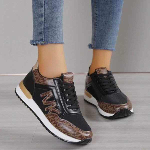 Damskie lekkie sneakersy zimowe z antypoślizgową podeszwą
