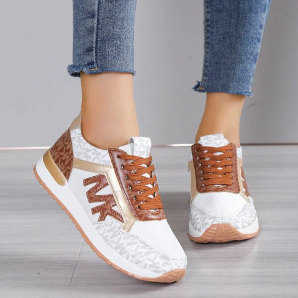 Damskie lekkie sneakersy zimowe z antypoślizgową podeszwą