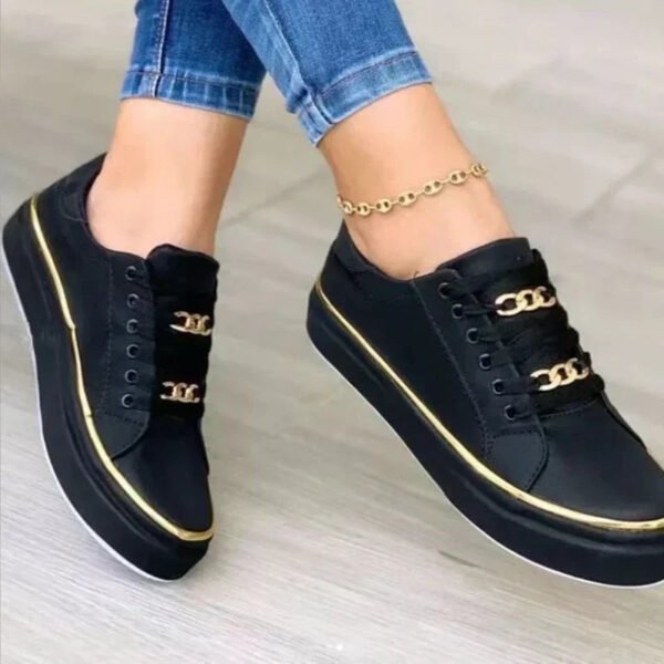 Damskie sneakersy ortopedyczne na platformie