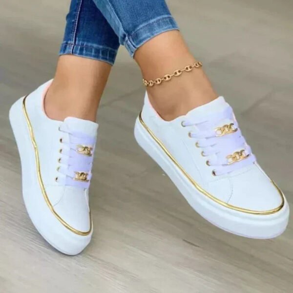 Damskie sneakersy ortopedyczne na platformie