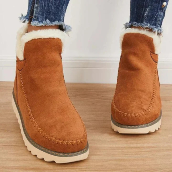 Damskie buty zimowe z ociepleniem i stabilną podeszwą