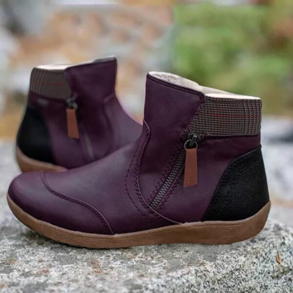 Wysokie damskie buty zimowe w nowoczesnym stylu